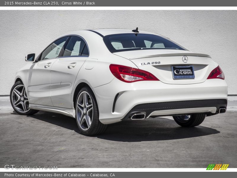 Cirrus White / Black 2015 Mercedes-Benz CLA 250