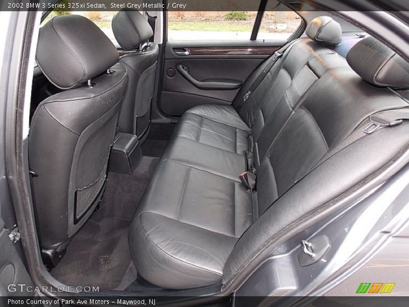 Rear Seat of 2002 3 Series 325xi Sedan