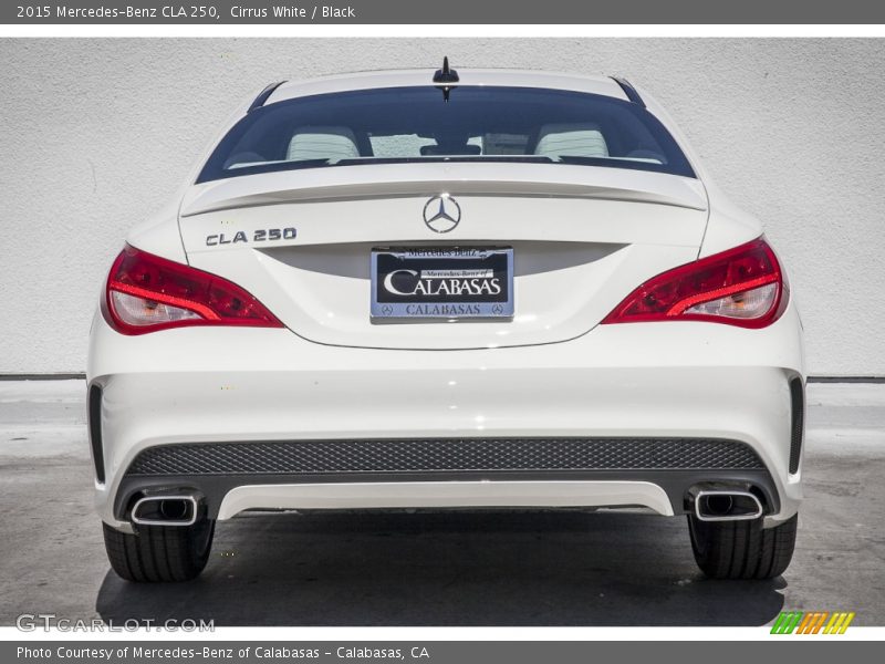 Cirrus White / Black 2015 Mercedes-Benz CLA 250