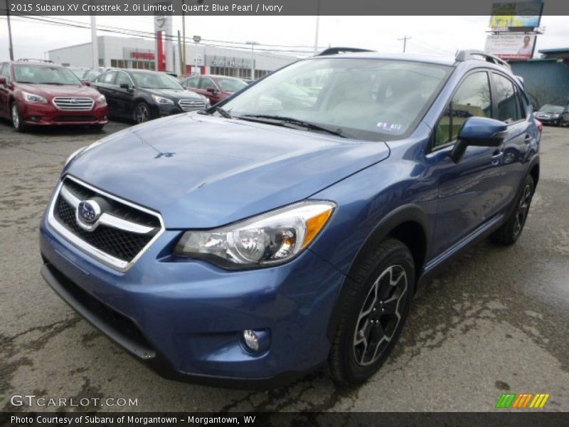 Quartz Blue Pearl / Ivory 2015 Subaru XV Crosstrek 2.0i Limited