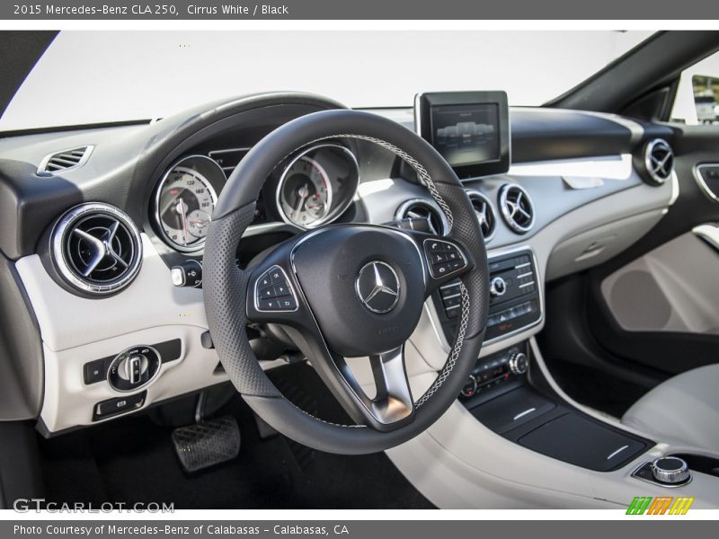 Cirrus White / Black 2015 Mercedes-Benz CLA 250