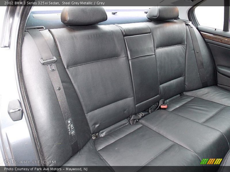 Rear Seat of 2002 3 Series 325xi Sedan