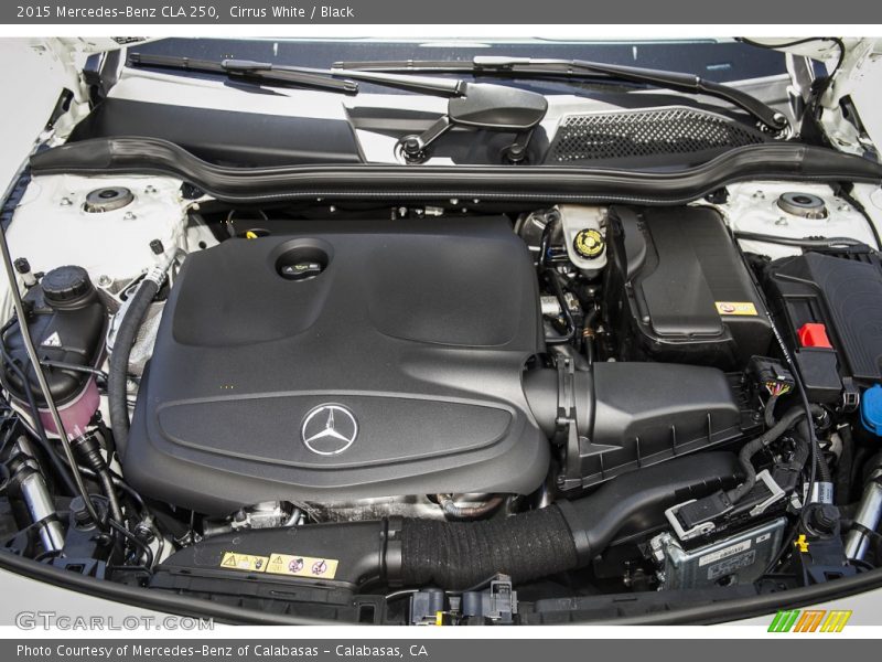 Cirrus White / Black 2015 Mercedes-Benz CLA 250