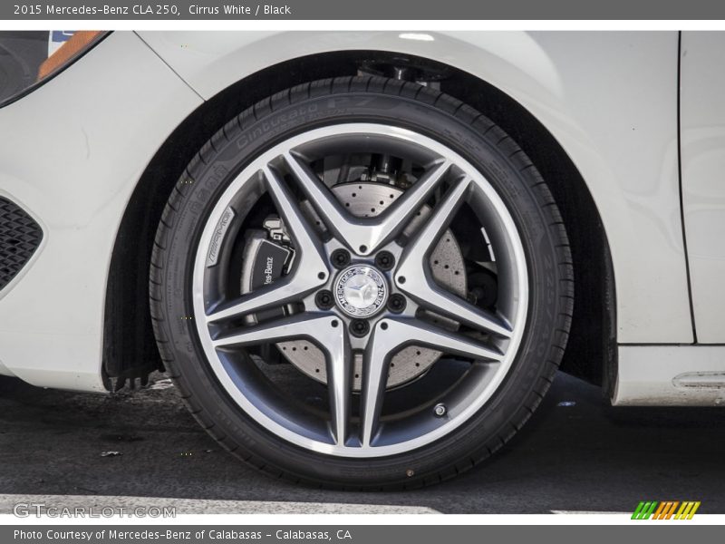 Cirrus White / Black 2015 Mercedes-Benz CLA 250