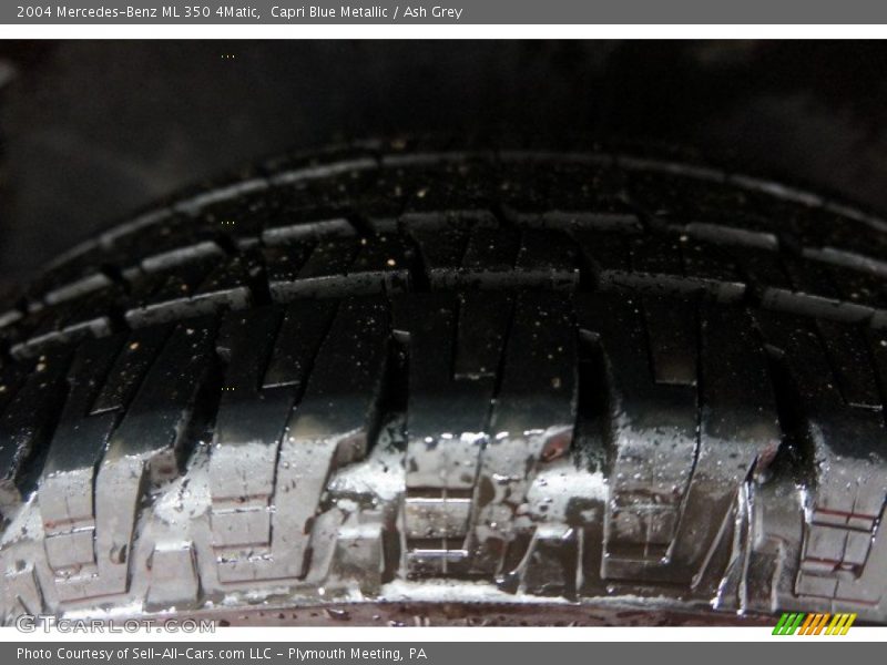 Capri Blue Metallic / Ash Grey 2004 Mercedes-Benz ML 350 4Matic