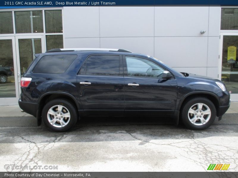 Deep Blue Metallic / Light Titanium 2011 GMC Acadia SLE AWD