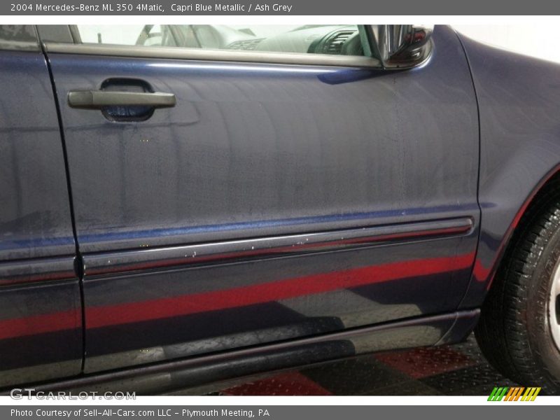 Capri Blue Metallic / Ash Grey 2004 Mercedes-Benz ML 350 4Matic