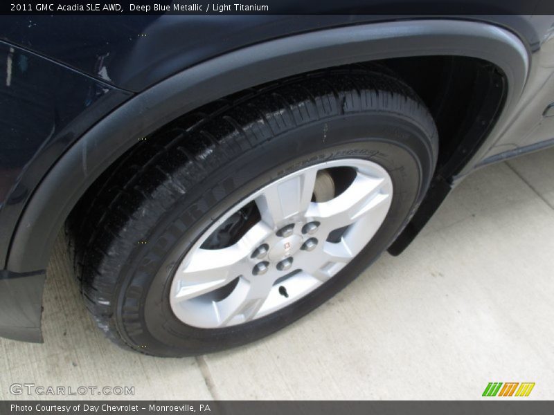 Deep Blue Metallic / Light Titanium 2011 GMC Acadia SLE AWD