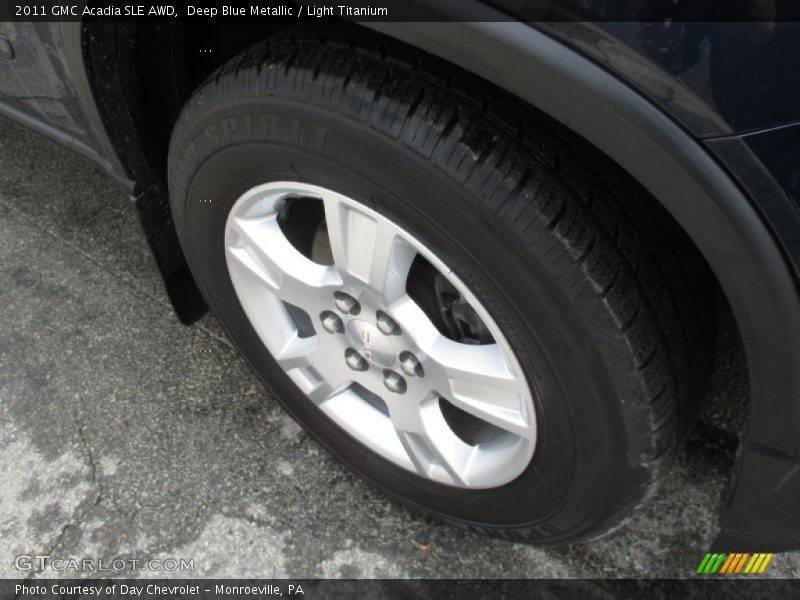 Deep Blue Metallic / Light Titanium 2011 GMC Acadia SLE AWD