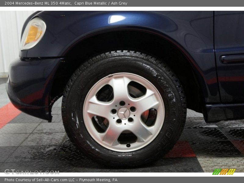 Capri Blue Metallic / Ash Grey 2004 Mercedes-Benz ML 350 4Matic
