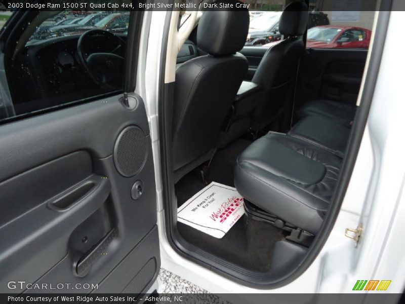 Bright Silver Metallic / Dark Slate Gray 2003 Dodge Ram 1500 ST Quad Cab 4x4