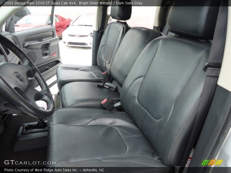 Bright Silver Metallic / Dark Slate Gray 2003 Dodge Ram 1500 ST Quad Cab 4x4