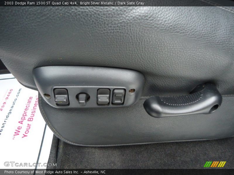 Controls of 2003 Ram 1500 ST Quad Cab 4x4