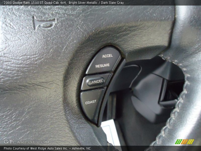 Controls of 2003 Ram 1500 ST Quad Cab 4x4