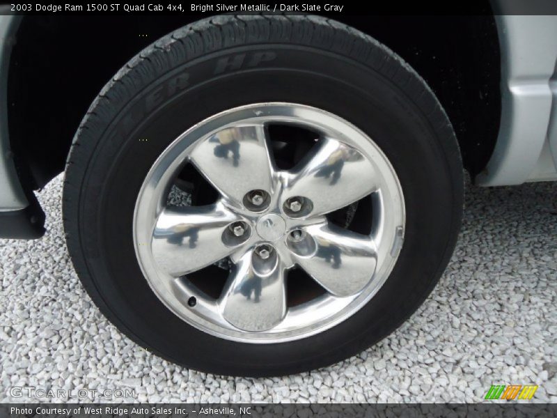  2003 Ram 1500 ST Quad Cab 4x4 Wheel
