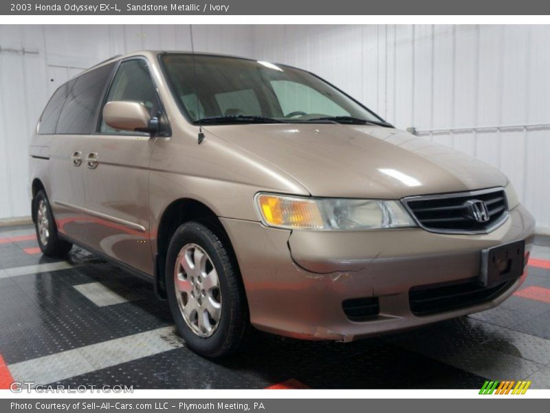 Sandstone Metallic / Ivory 2003 Honda Odyssey EX-L