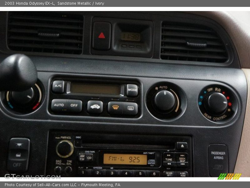 Sandstone Metallic / Ivory 2003 Honda Odyssey EX-L