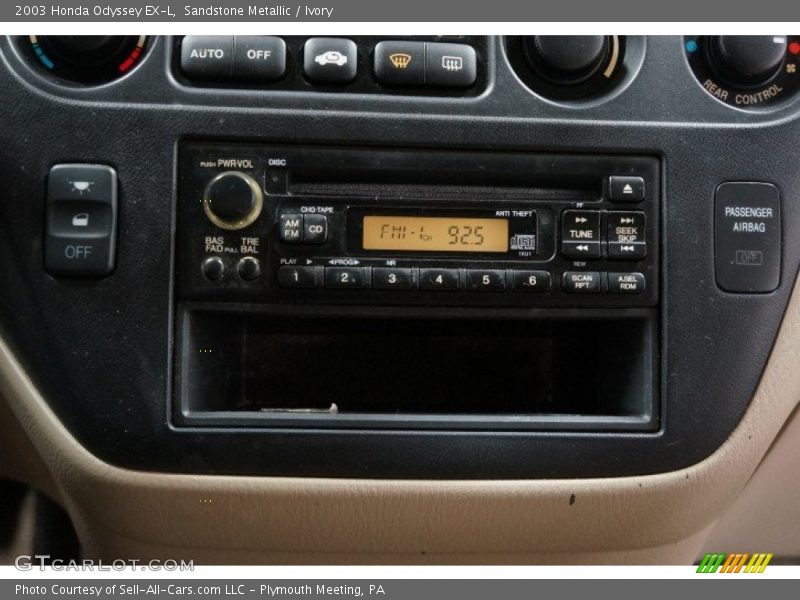 Sandstone Metallic / Ivory 2003 Honda Odyssey EX-L