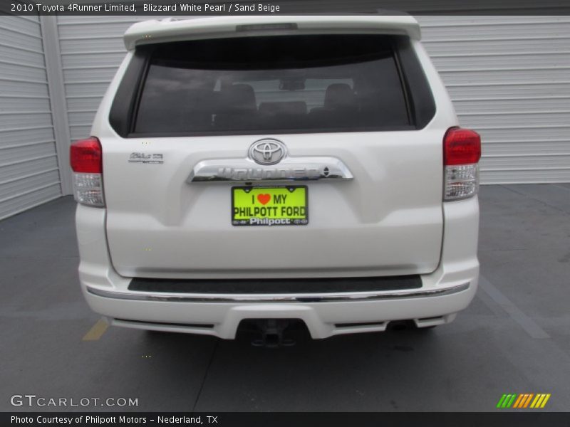 Blizzard White Pearl / Sand Beige 2010 Toyota 4Runner Limited