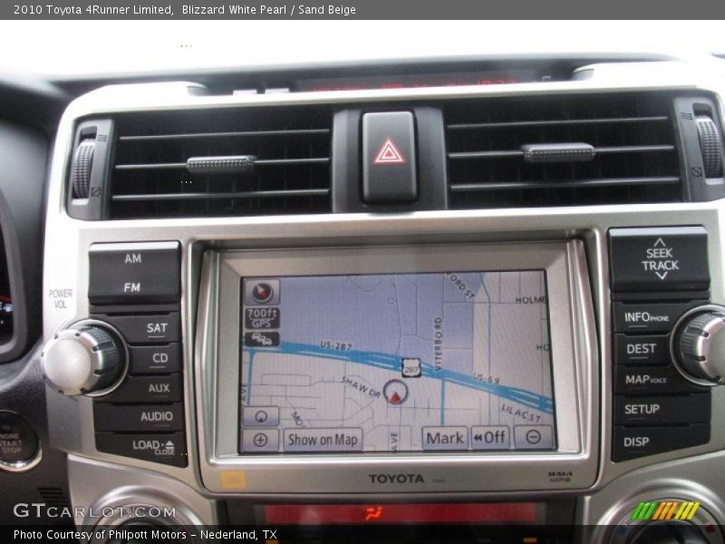 Blizzard White Pearl / Sand Beige 2010 Toyota 4Runner Limited