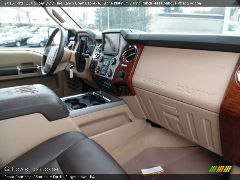 Dashboard of 2015 F250 Super Duty King Ranch Crew Cab 4x4