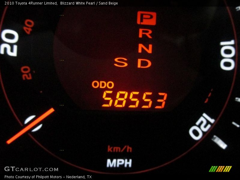 Blizzard White Pearl / Sand Beige 2010 Toyota 4Runner Limited