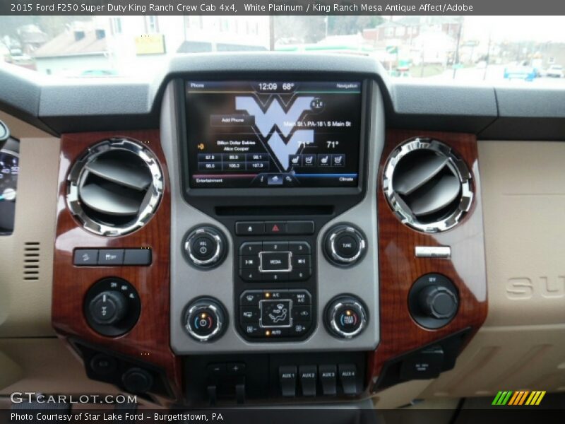 Controls of 2015 F250 Super Duty King Ranch Crew Cab 4x4