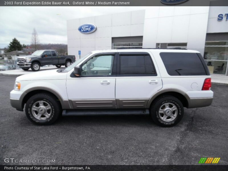 Oxford White / Medium Parchment 2003 Ford Expedition Eddie Bauer 4x4