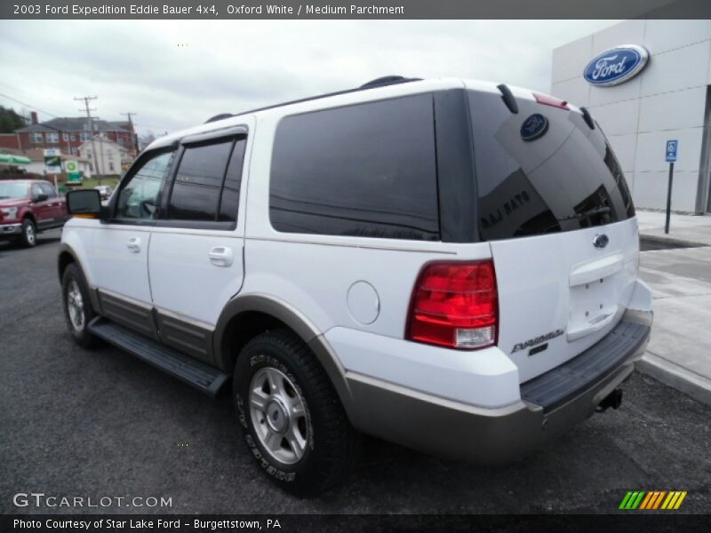 Oxford White / Medium Parchment 2003 Ford Expedition Eddie Bauer 4x4
