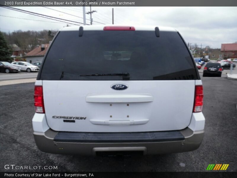 Oxford White / Medium Parchment 2003 Ford Expedition Eddie Bauer 4x4