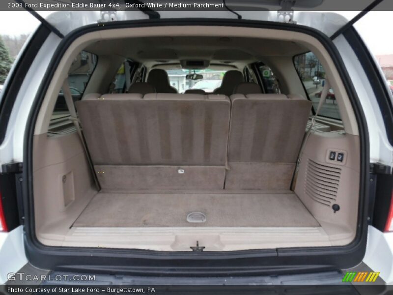 Oxford White / Medium Parchment 2003 Ford Expedition Eddie Bauer 4x4