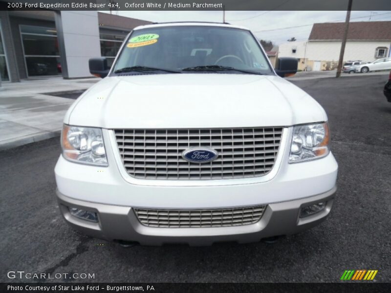 Oxford White / Medium Parchment 2003 Ford Expedition Eddie Bauer 4x4