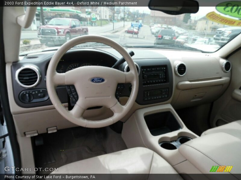 Oxford White / Medium Parchment 2003 Ford Expedition Eddie Bauer 4x4