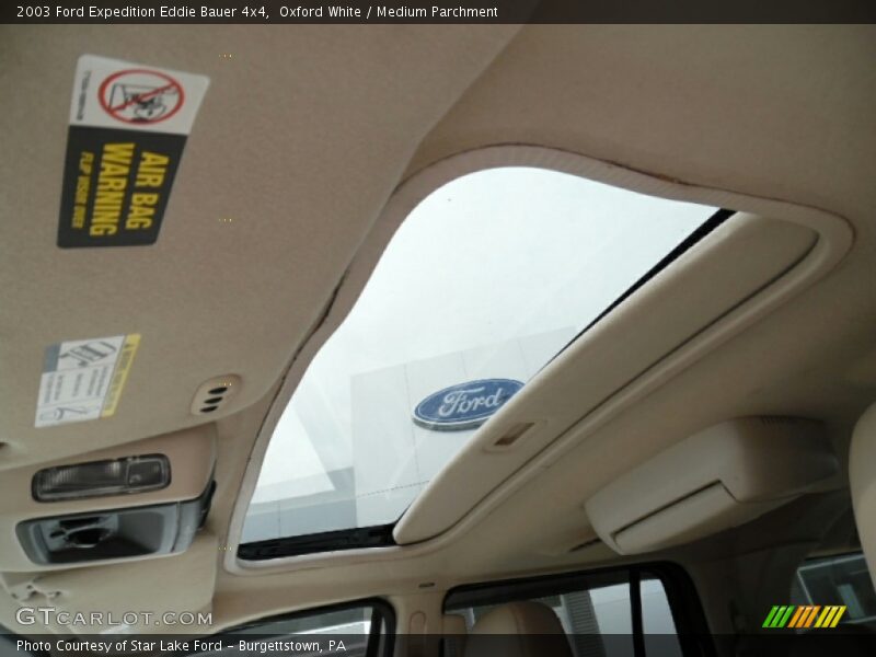 Oxford White / Medium Parchment 2003 Ford Expedition Eddie Bauer 4x4