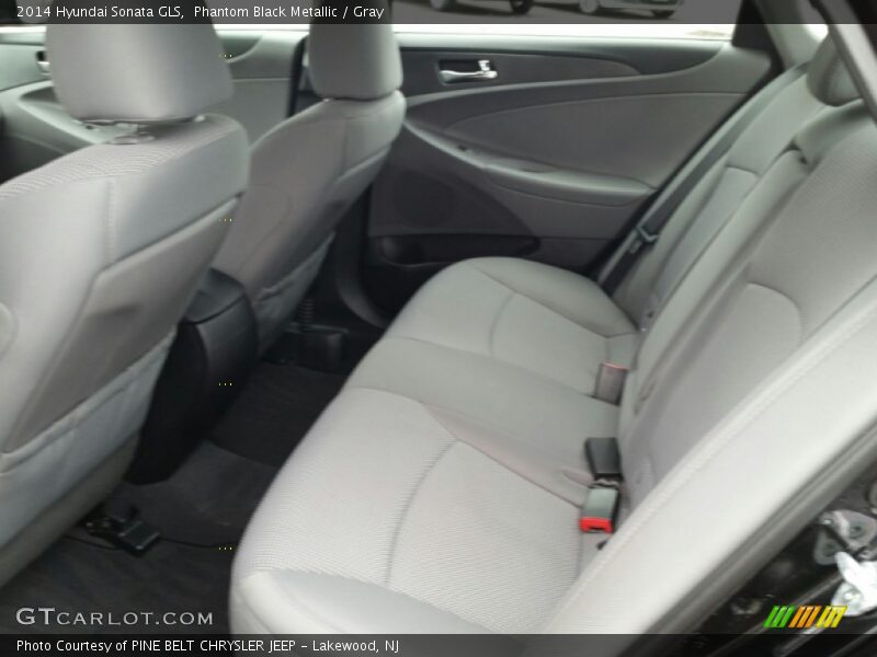 Phantom Black Metallic / Gray 2014 Hyundai Sonata GLS
