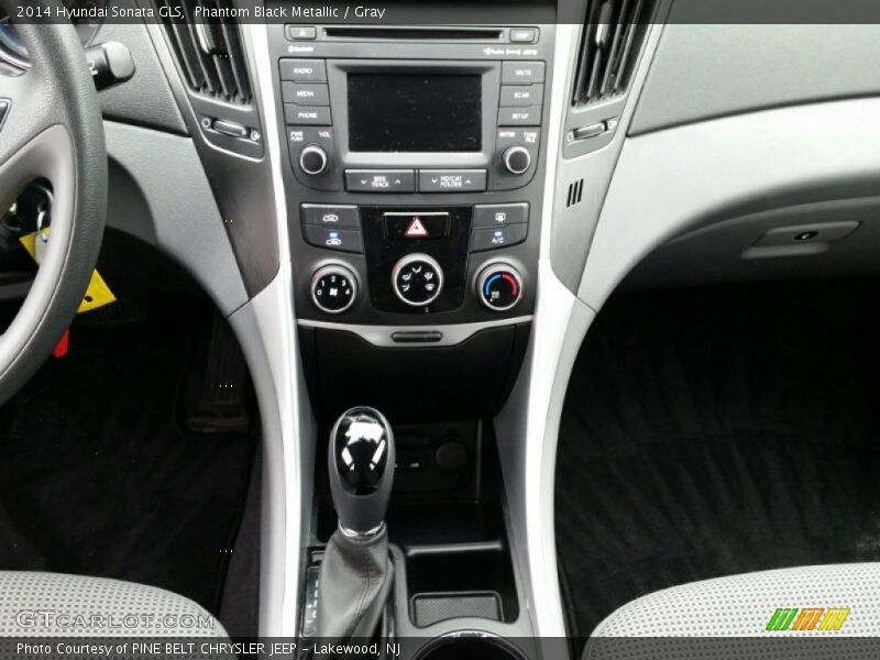 Phantom Black Metallic / Gray 2014 Hyundai Sonata GLS