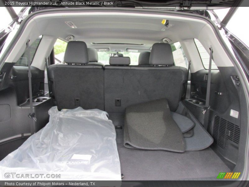 Attitude Black Metallic / Black 2015 Toyota Highlander XLE
