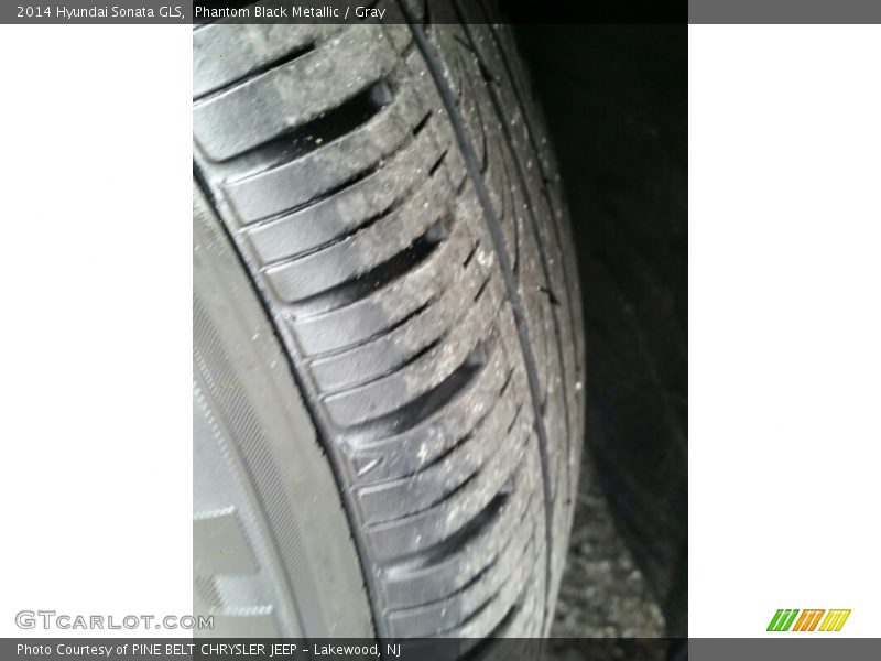 Phantom Black Metallic / Gray 2014 Hyundai Sonata GLS
