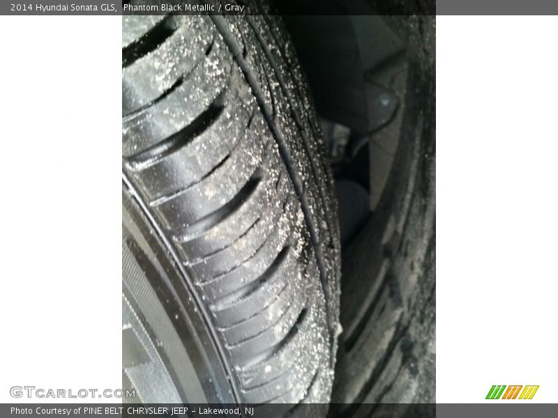 Phantom Black Metallic / Gray 2014 Hyundai Sonata GLS