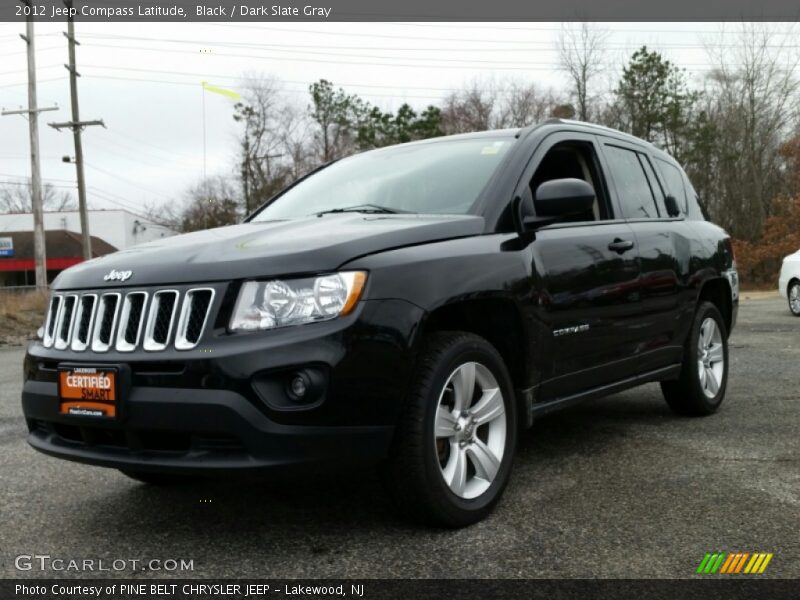 Black / Dark Slate Gray 2012 Jeep Compass Latitude