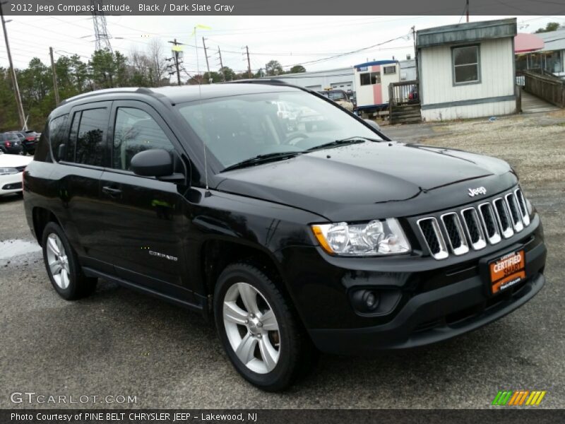 Black / Dark Slate Gray 2012 Jeep Compass Latitude