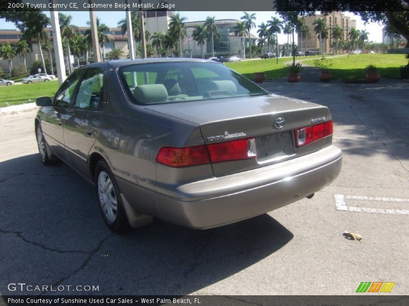 Cashmere Beige Metallic / Sage 2000 Toyota Camry CE