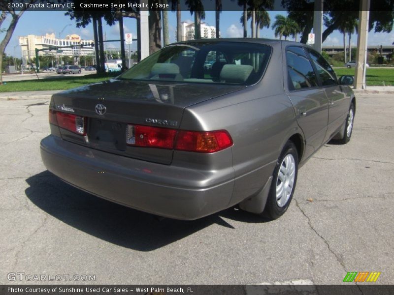 Cashmere Beige Metallic / Sage 2000 Toyota Camry CE