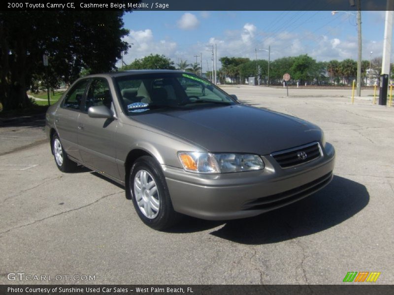 Cashmere Beige Metallic / Sage 2000 Toyota Camry CE