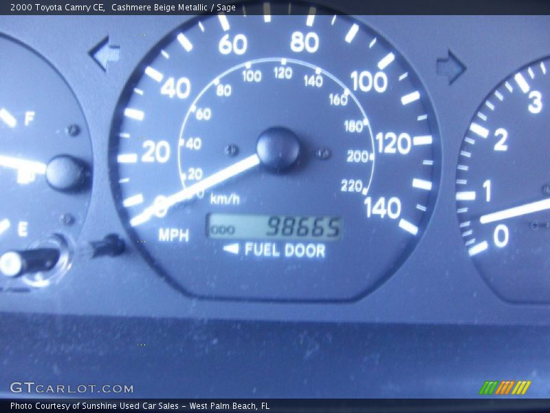Cashmere Beige Metallic / Sage 2000 Toyota Camry CE