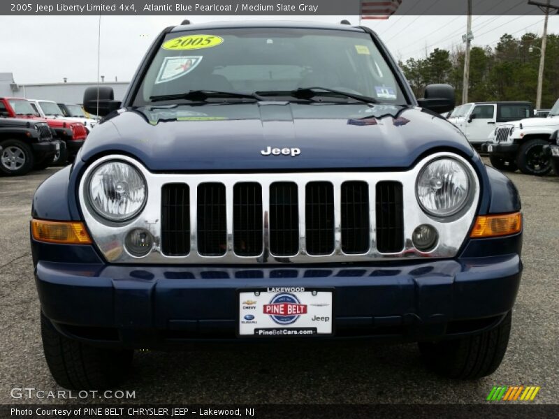Atlantic Blue Pearlcoat / Medium Slate Gray 2005 Jeep Liberty Limited 4x4