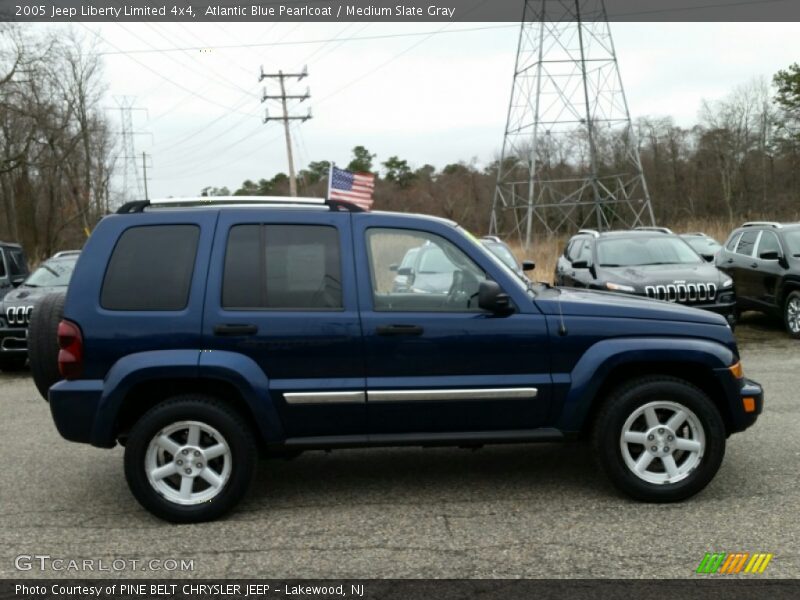 Atlantic Blue Pearlcoat / Medium Slate Gray 2005 Jeep Liberty Limited 4x4