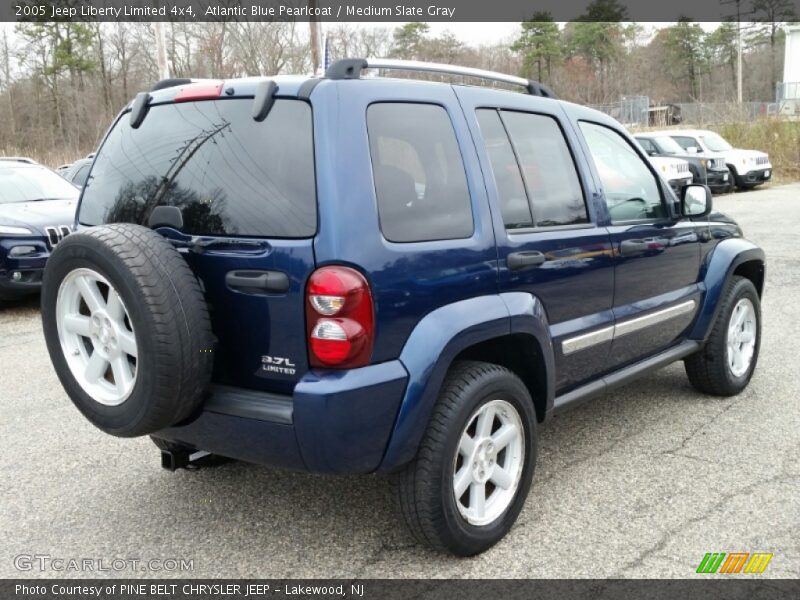 Atlantic Blue Pearlcoat / Medium Slate Gray 2005 Jeep Liberty Limited 4x4