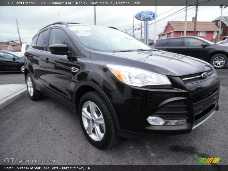 Kodiak Brown Metallic / Charcoal Black 2013 Ford Escape SE 2.0L EcoBoost 4WD