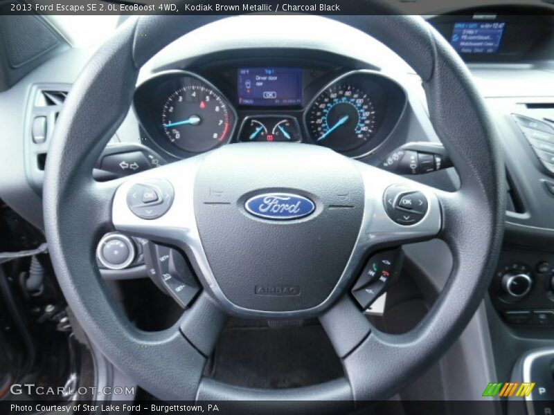 Kodiak Brown Metallic / Charcoal Black 2013 Ford Escape SE 2.0L EcoBoost 4WD